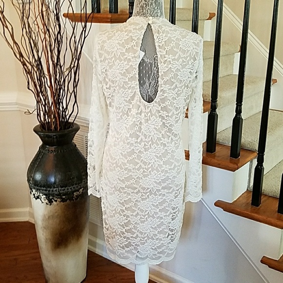 Enchanted Sugar Swizzle Lace Overlay Dress - Picture 4 of 7